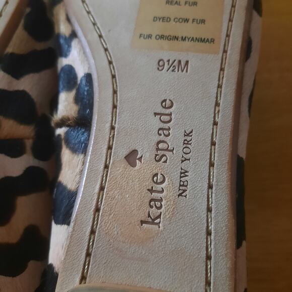 Kate Spade Fontana Womens Animal Print Ballet Flats Size 9 1/2M NWOT - Picture 7 of 9